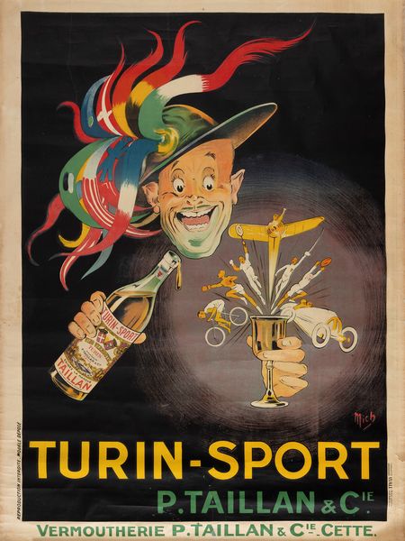 Mich : Turin - Sport P.Taillan & C. Vermoutherie  - Asta Manifesti d'Epoca e Collectible - Associazione Nazionale - Case d'Asta italiane