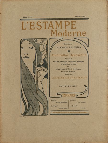 Alphonse Mucha : LEstampe Moderne n. 22  - Asta Manifesti d'Epoca e Collectible - Associazione Nazionale - Case d'Asta italiane