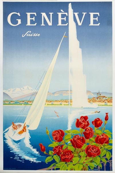 Walter Mahrer : Geneve - Svizzera  - Asta Manifesti d'Epoca e Collectible - Associazione Nazionale - Case d'Asta italiane