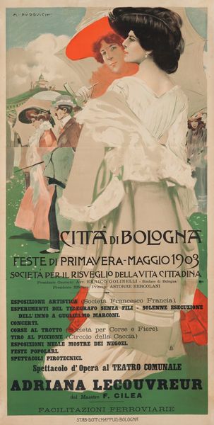 Marcello Dudovich : Città di Bologna - Feste di Primavera  - Asta Manifesti d'Epoca e Collectible - Associazione Nazionale - Case d'Asta italiane