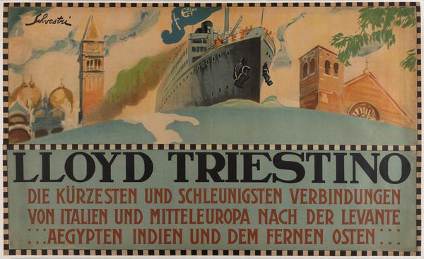 Tullio Silvestri : Lloyd Triestino  - Asta Manifesti d'Epoca e Collectible - Associazione Nazionale - Case d'Asta italiane