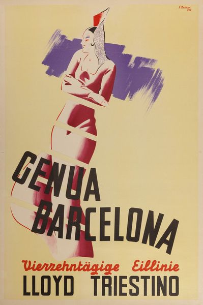 Giovanni Patrone : Genua Barcelona  - Asta Manifesti d'Epoca e Collectible - Associazione Nazionale - Case d'Asta italiane