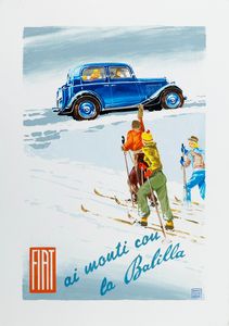 Brovarone - Fiat - Ai monti con la Balilla