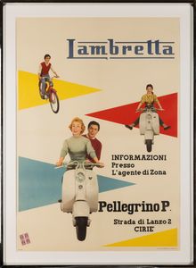 Anonimo : Lambretta - Milano  - Asta Manifesti d'Epoca e Collectible - Associazione Nazionale - Case d'Asta italiane