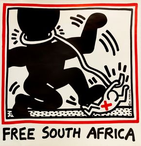 Keith Haring - Free South Africa