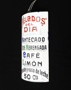 Insegna gelateria  - Asta Manifesti d'Epoca e Collectible - Associazione Nazionale - Case d'Asta italiane