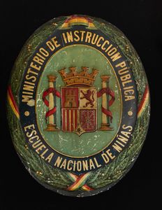 Ministerio de Instruccion Publica - Escuela Nacional de Nios y de Nias  - Asta Manifesti d'Epoca e Collectible - Associazione Nazionale - Case d'Asta italiane