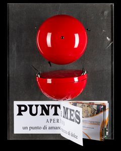 Armando Testa : Espositore pubblicitario Punt e Mes aperitivo  - Asta Manifesti d'Epoca e Collectible - Associazione Nazionale - Case d'Asta italiane