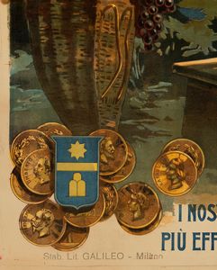 Anonimo : Miniere Solfuree Albani - Milano  - Asta Manifesti d'Epoca e Collectible - Associazione Nazionale - Case d'Asta italiane