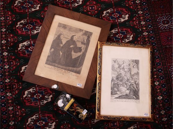 Lotto di oggetti devozionali d'epoca  - Asta Dimore fiorentine - Associazione Nazionale - Case d'Asta italiane