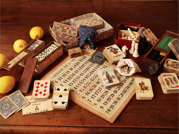Miscellanea di giochi da tavolo vintage  - Asta Dimore fiorentine - Associazione Nazionale - Case d'Asta italiane