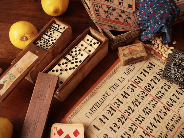 Miscellanea di giochi da tavolo vintage  - Asta Dimore fiorentine - Associazione Nazionale - Case d'Asta italiane