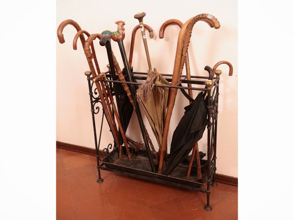 Collezione di bastoni da passeggio e ombrelli d'epoca  - Asta Dimore fiorentine - Associazione Nazionale - Case d'Asta italiane