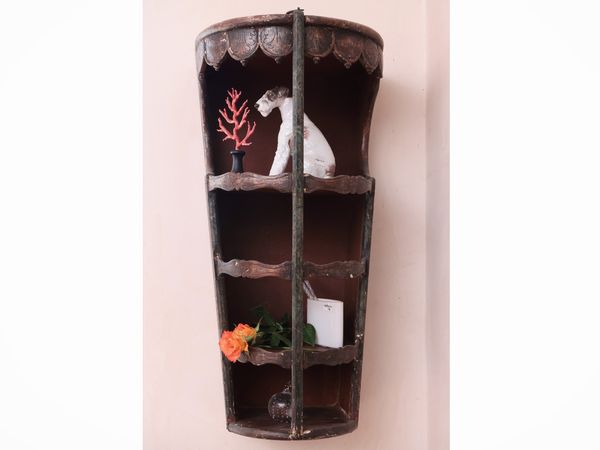 Culla per bambini in legno tenero laccato  - Asta Dimore fiorentine - Associazione Nazionale - Case d'Asta italiane