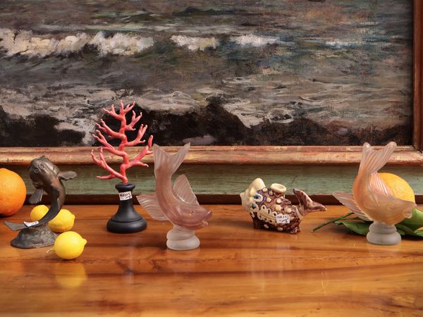 Lotto di curiosit marine  - Asta Dimore fiorentine - Associazione Nazionale - Case d'Asta italiane