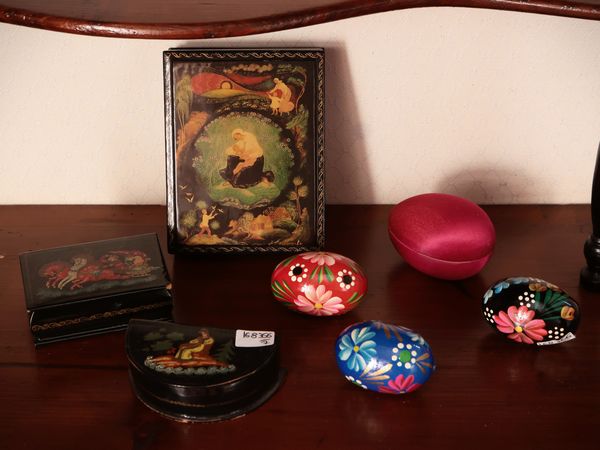 Raccolta di scatole in lacca  - Asta Dimore fiorentine - Associazione Nazionale - Case d'Asta italiane