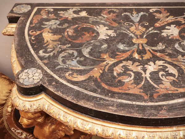 Console in legno intagliato  - Asta Dimore fiorentine - Associazione Nazionale - Case d'Asta italiane