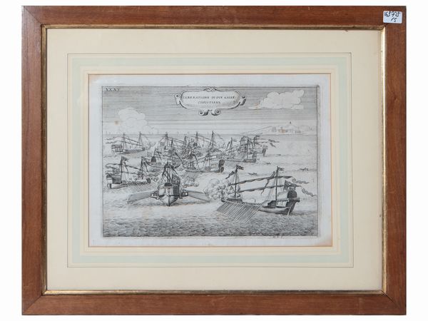 Tavole tratte da I pregi della Toscana [...] de' Cavalieri di Santo Stefano  - Asta Dimore fiorentine - Associazione Nazionale - Case d'Asta italiane