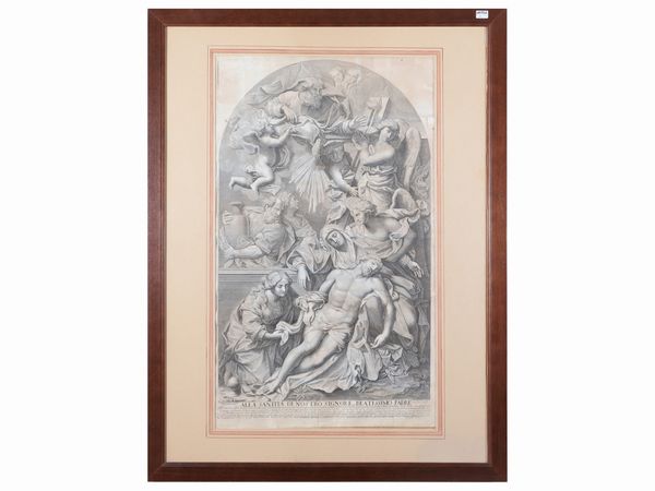 Farjat Benoit : Deposizione dalla croce, 1694  - Asta Dimore fiorentine - Associazione Nazionale - Case d'Asta italiane