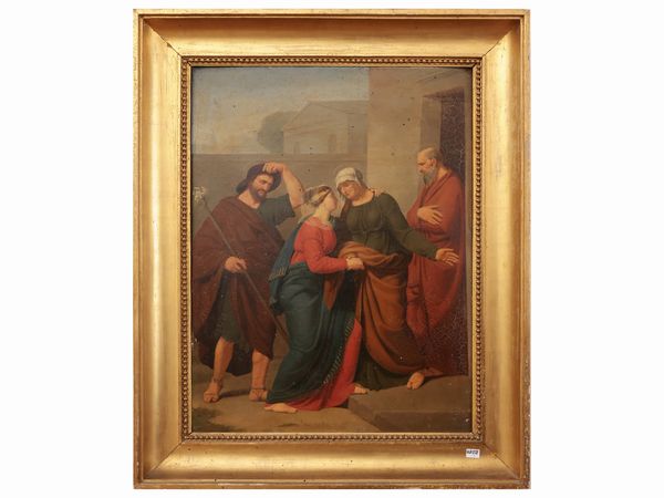 L'incontro tra Maria e Santa Elisabetta  - Asta Dimore fiorentine - Associazione Nazionale - Case d'Asta italiane