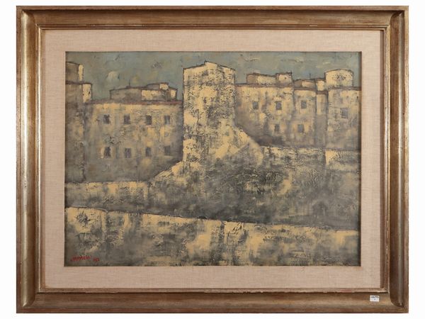 Leonardo Papasogli : Citt 1966  - Asta Dimore fiorentine - Associazione Nazionale - Case d'Asta italiane