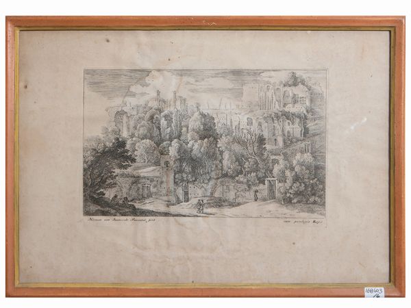 Lotto di grafica d'epoca decorativa  - Asta Dimore fiorentine - Associazione Nazionale - Case d'Asta italiane