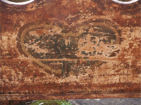 Panca rustica in legno tenero  - Asta Dimore fiorentine - Associazione Nazionale - Case d'Asta italiane