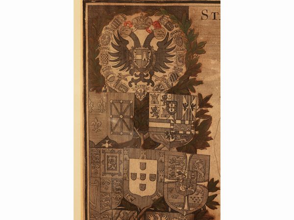 Georg Mätthaus Seutter : Statua regum Europaeorum P. C. N. nomina continenens  - Asta Dimore fiorentine - Associazione Nazionale - Case d'Asta italiane