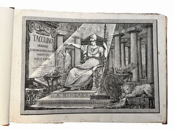 Taccuino originale di Giovanni Battista Silvestri architetto  - Asta Dimore fiorentine - Associazione Nazionale - Case d'Asta italiane