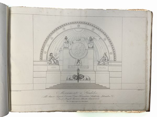 Taccuino originale di Giovanni Battista Silvestri architetto  - Asta Dimore fiorentine - Associazione Nazionale - Case d'Asta italiane