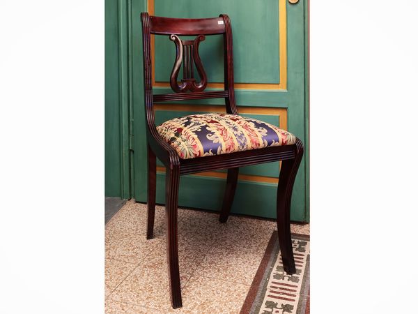 Serie di sei sedie in mogano  - Asta Dimore fiorentine - Associazione Nazionale - Case d'Asta italiane