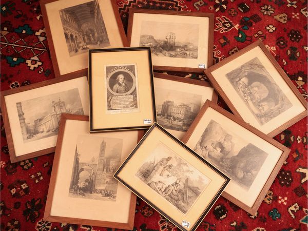 Lotto di grafica  - Asta Dimore fiorentine - Associazione Nazionale - Case d'Asta italiane