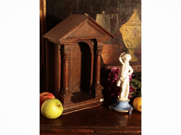 Piccola tager pensile in rovere  - Asta Dimore fiorentine - Associazione Nazionale - Case d'Asta italiane