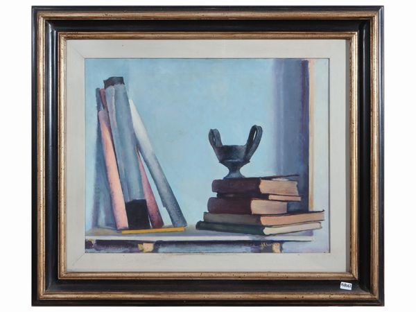 Baccio Maria Bacci : Il bucchero 1970  - Asta Dimore fiorentine - Associazione Nazionale - Case d'Asta italiane