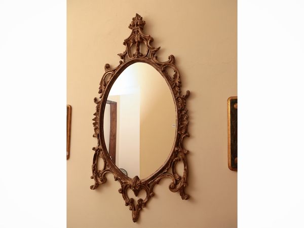 Specchiera in legno intagliato e dorato  - Asta Dimore fiorentine - Associazione Nazionale - Case d'Asta italiane