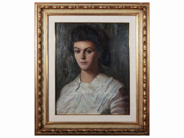 Ritratto femminile 1913  - Asta Dimore fiorentine - Associazione Nazionale - Case d'Asta italiane