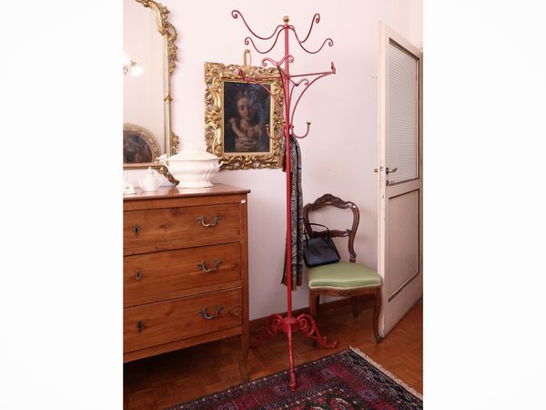 Attaccapanni a stelo in ferro battuto  - Asta Dimore fiorentine - Associazione Nazionale - Case d'Asta italiane