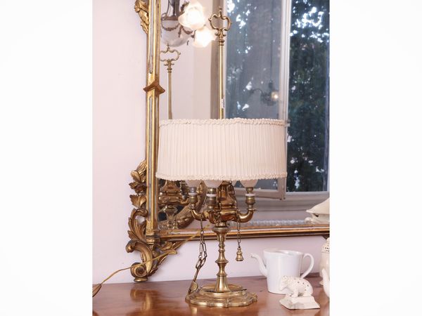 Lucerna fiorentina in ottone  - Asta Dimore fiorentine - Associazione Nazionale - Case d'Asta italiane