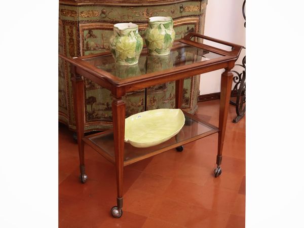 Carrello portavivande in noce  - Asta Dimore fiorentine - Associazione Nazionale - Case d'Asta italiane