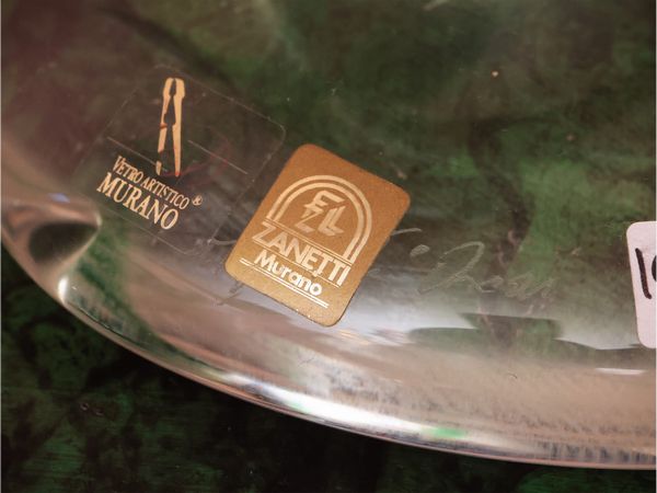 Grande gruppo in vetro policromo, Zanetti  - Asta Dimore fiorentine - Associazione Nazionale - Case d'Asta italiane