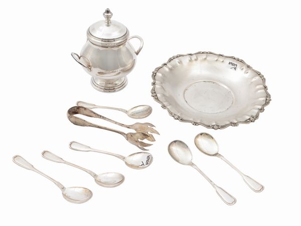 Lotto di argenteria per la tavola  - Asta Dimore fiorentine - Associazione Nazionale - Case d'Asta italiane