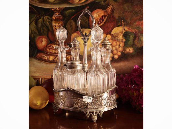 Cruet in metallo argentato  - Asta Dimore fiorentine - Associazione Nazionale - Case d'Asta italiane