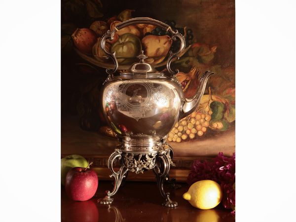 Samovar in metallo argentato  - Asta Dimore fiorentine - Associazione Nazionale - Case d'Asta italiane