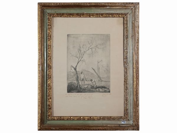 Due grafiche d'epoca  - Asta Dimore fiorentine - Associazione Nazionale - Case d'Asta italiane