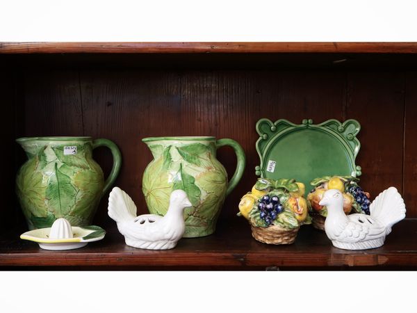 Coppia di brocche in ceramica, Tiffany & Co  - Asta Dimore fiorentine - Associazione Nazionale - Case d'Asta italiane