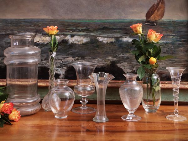 Miscellanea di vasi in vetro  - Asta Dimore fiorentine - Associazione Nazionale - Case d'Asta italiane