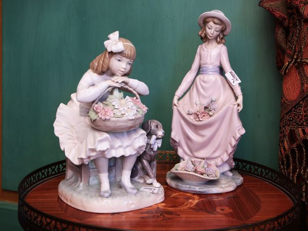 Due gruppi in porcellana, LLadro  - Asta Dimore fiorentine - Associazione Nazionale - Case d'Asta italiane
