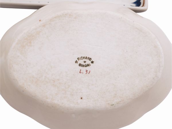 Tet� a tet� in porcellana, Richard Ginori  - Asta Dimore fiorentine - Associazione Nazionale - Case d'Asta italiane