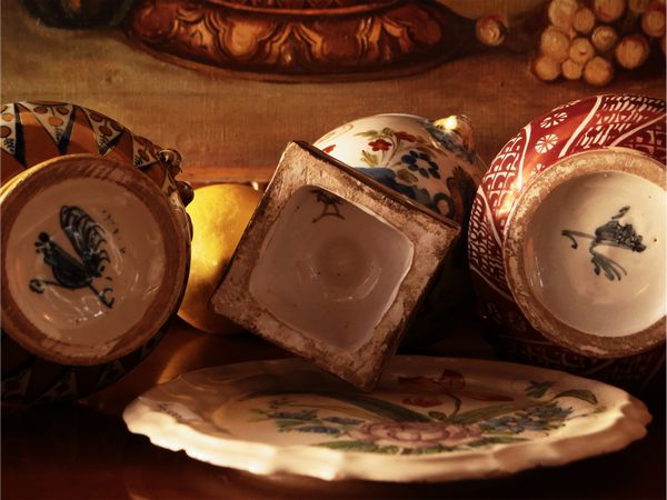 Lotto di ceramiche, Manifattura Cantagalli  - Asta Dimore fiorentine - Associazione Nazionale - Case d'Asta italiane