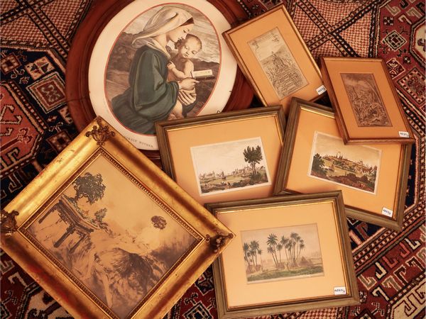 Lotto di grafica  - Asta Dimore fiorentine - Associazione Nazionale - Case d'Asta italiane